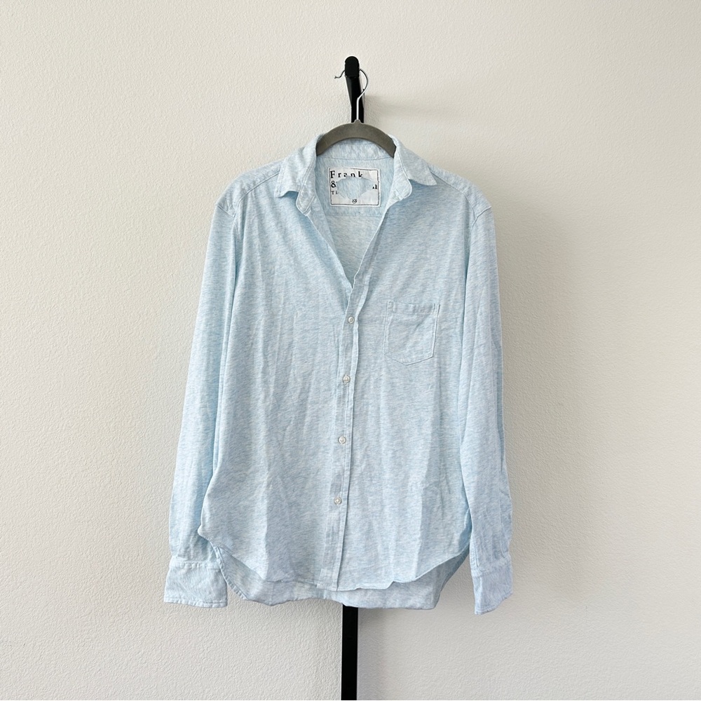 Frank & Eileen Tee Lab Eileen Button Down Shirt in Light Blue, Size XS, NWOT